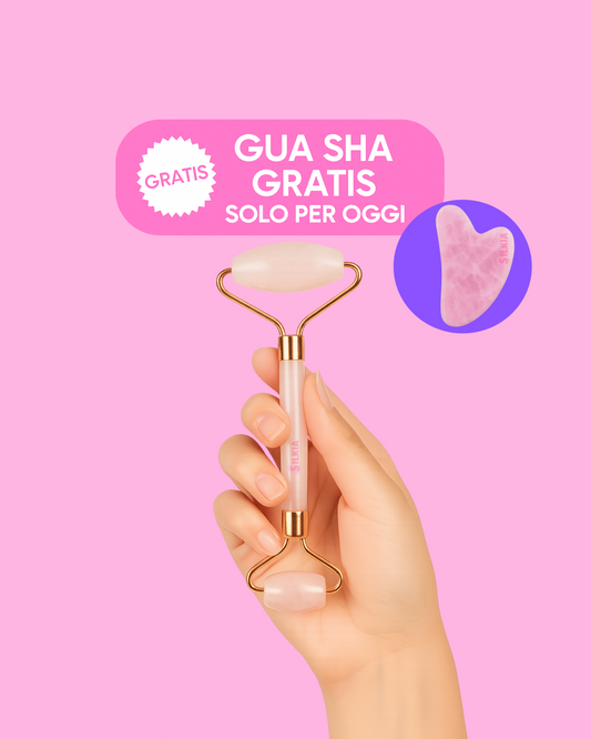 Roller in quarzo rosa-Silkia®